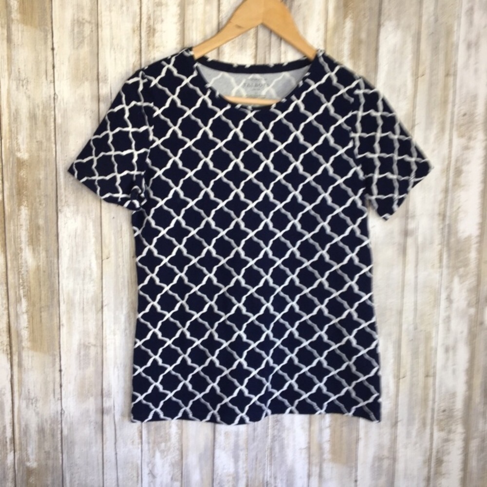 Talbots Blue Diamond Tee